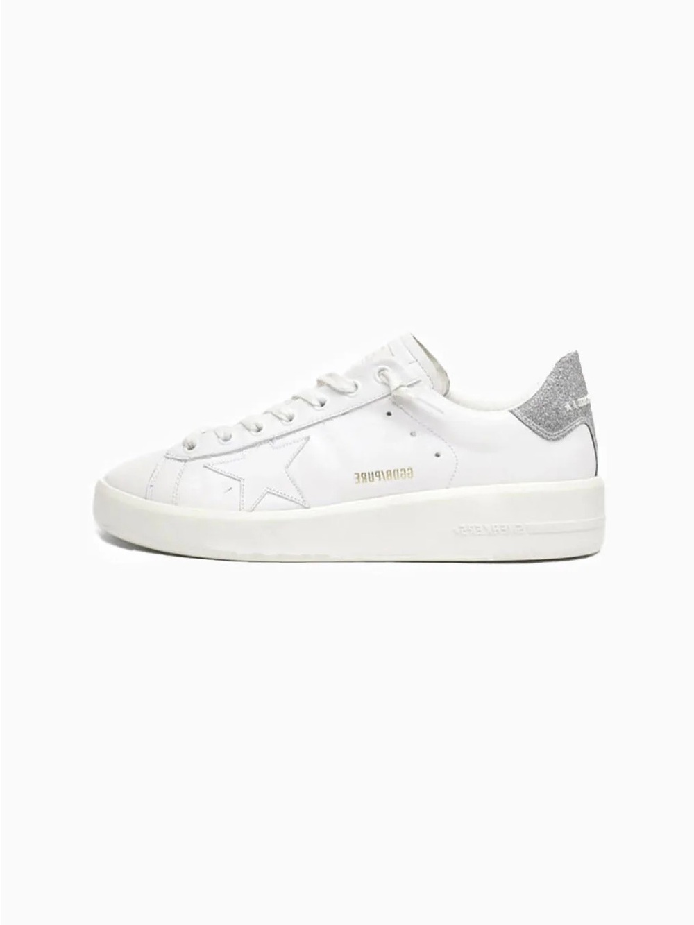 Golden Goose White Leather Star Accent Women's Sneakers GGDB / Pure